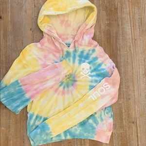 Soulcycle tie dye hoodie